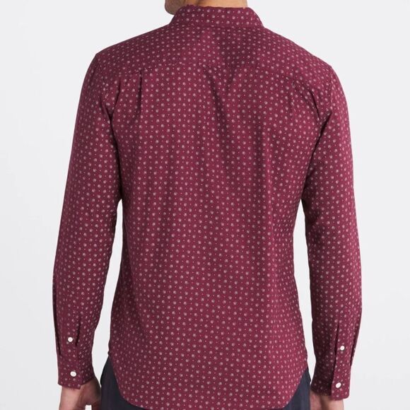 HAWKER RYE
Elemental Long Sleeve Oxford Shirt Burgundy XL Stitch Fix Nwt - Picture 2 of 8